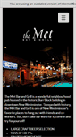 Mobile Screenshot of metbargrill.com